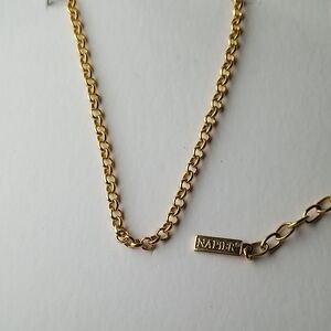 16 Inch Gold Tone Napier Chain